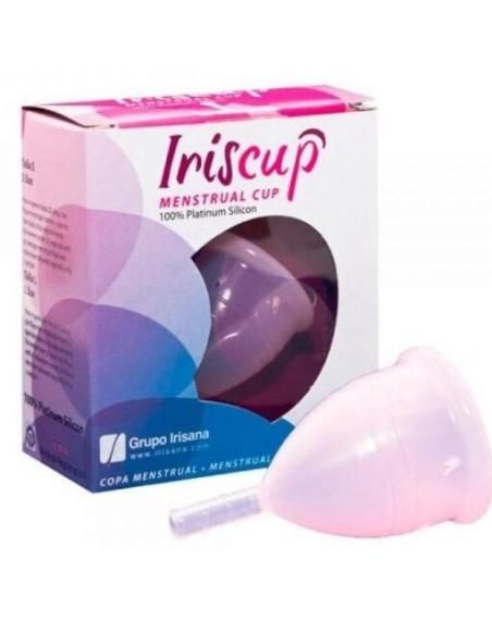 Iriscup - copa mestrual rosa grande + bolsa esterilizadora gratis