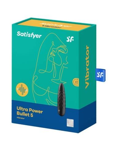Satisfyer - ultra power bullet 5 bala vibradora negra