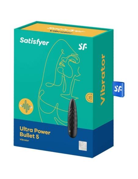 Satisfyer - ultra power bullet 5 bala vibradora negra