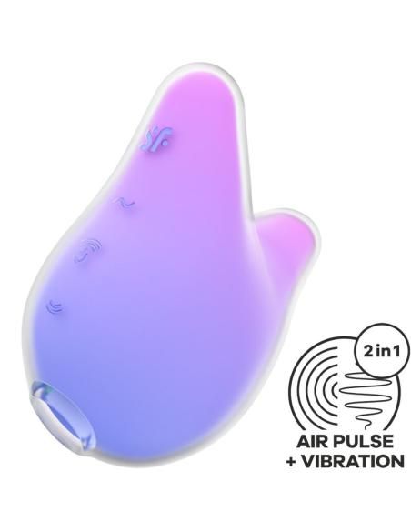 Satisfyer - mermaid vibes estimulador & vibrador violeta y rosa