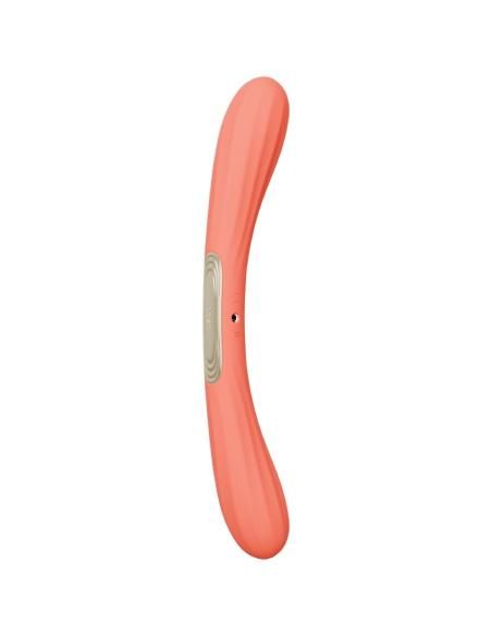 Lelo - boomerang vibrador de doble extremo rojo coral