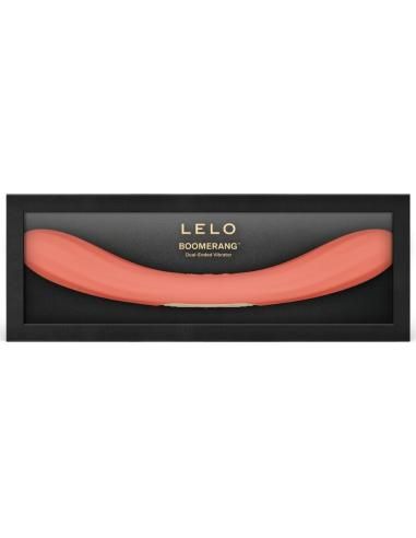 Lelo - boomerang vibrador de doble extremo rojo coral