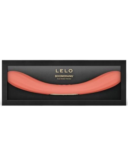 Lelo - boomerang vibrador de doble extremo rojo coral