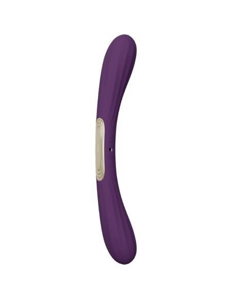 Lelo - boomerang vibrador de doble extremo morado