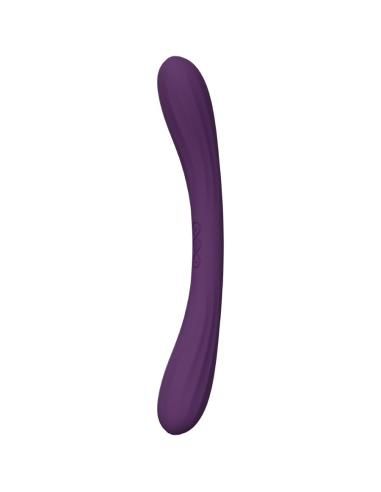 Lelo - boomerang vibrador de doble extremo morado