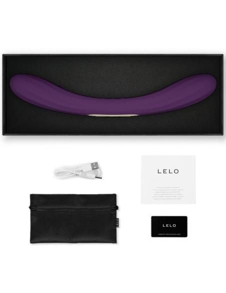 Lelo - boomerang vibrador de doble extremo morado