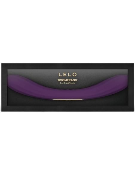 Lelo - boomerang vibrador de doble extremo morado