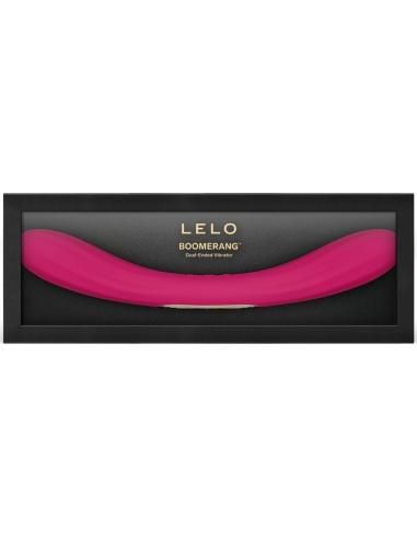 Lelo - boomerang vibrador de doble extremo cereza