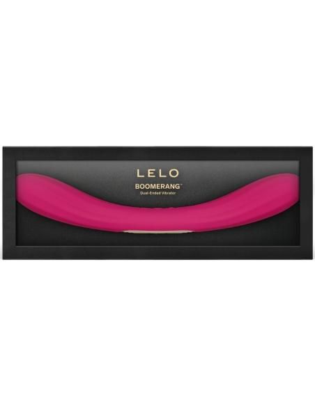 Lelo - boomerang vibrador de doble extremo cereza