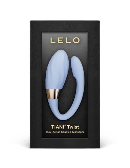 Lelo - tiani twist vibrador para parejas celeste
