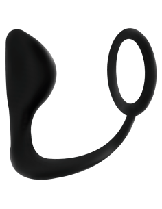 Addicted toys - plug anal con anillo pene negro