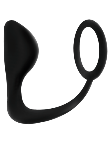 Addicted toys - plug anal con anillo pene negro