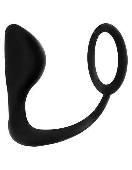 Addicted toys - plug anal con anillo pene negro