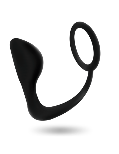 Addicted toys - plug anal con anillo pene negro