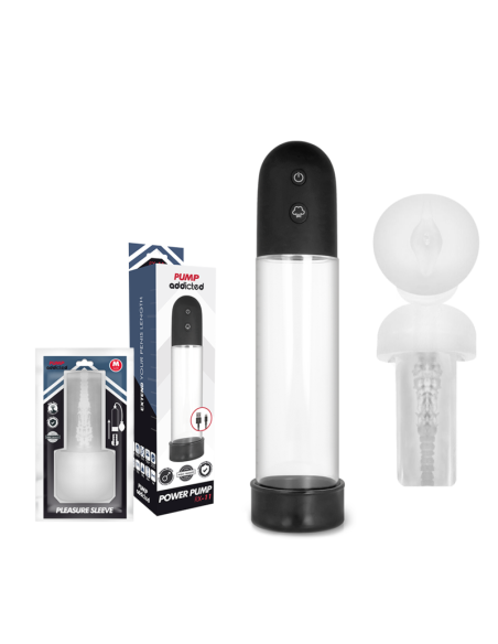Pump addicted - bomba erecciÓn rx11 automÁtica con masturbador