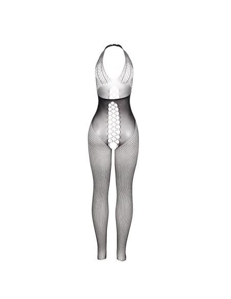 Subblime - 951832 bodystocking espalda abierta y detalles entrecruzados negro talla Única