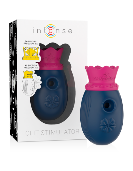 Intense - estimulador clÍtoris 10 modos de succiÓn y licking - azul