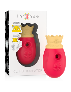 Intense - estimulador clÍtoris 10 modos de succiÓn y licking - rojo 2