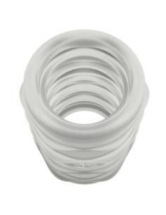 Romp - mosh masturbador masculino transparente con funda reversble de 6 cm