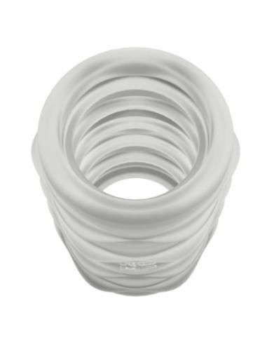 Romp - mosh masturbador masculino transparente con funda reversble de 6 cm