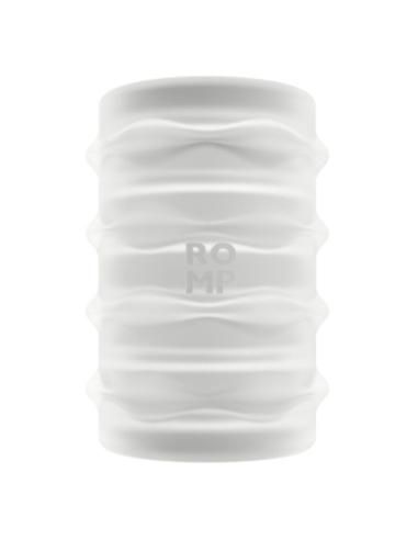 Romp - mosh masturbador masculino transparente con funda reversble de 6 cm