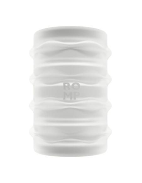 Romp - mosh masturbador masculino transparente con funda reversble de 6 cm