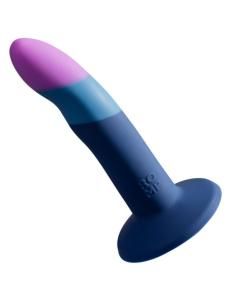 Romp - piccolo arnÉs + dildo silicona con ventosa tricolor 14 cm 2