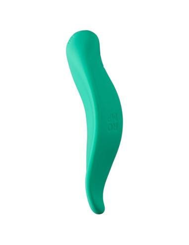 Romp - wave vibrador estimulador de clÍtoris forma ergonÓmica verde agua