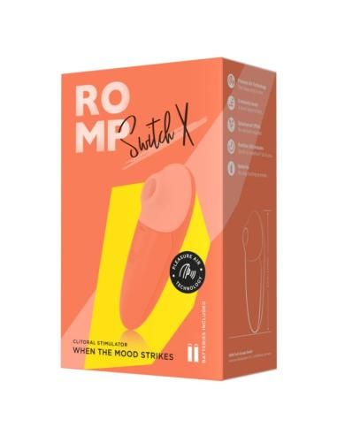 Romp - switch x estimulador de clÍtoris 6 niveles naranja