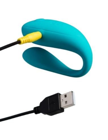Romp - join vibrador para parejas turquesa
