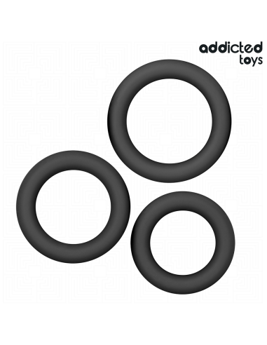 Addicted toys - set de anillos silicona modelo 1