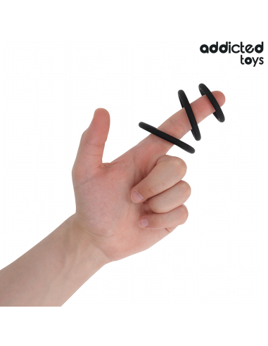 Addicted toys - set de anillos silicona modelo 2