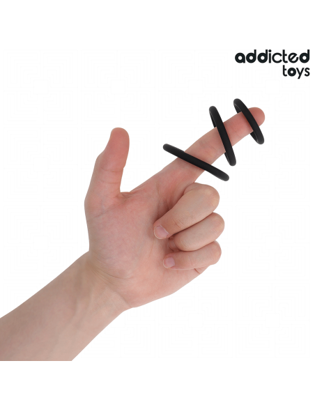 Addicted toys - set de anillos silicona modelo 2