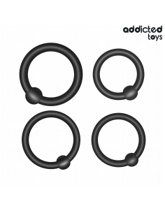 Addicted toys - set anillos silicona de presiÓn