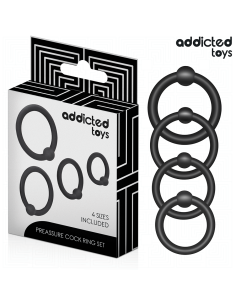 Addicted toys - set anillos silicona de presiÓn 2