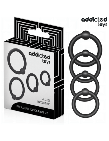 Addicted toys - set anillos silicona de presiÓn