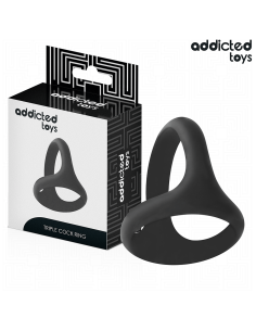 Addicted toys - anillo triple grueso para el pene 2