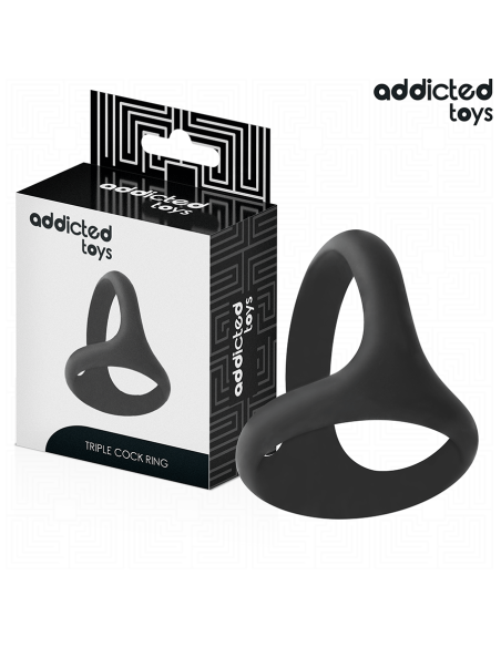 Addicted toys - anillo triple grueso para el pene