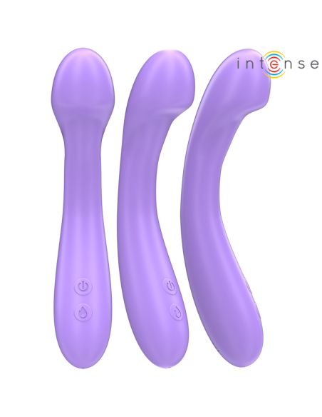 Intense - becky vibrador 19 cm calentable 7 vibraciones morado