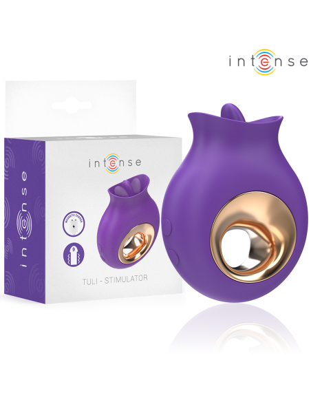 Intense - tuli estimulador clÍtoris 9 vibraciones & 9 oscilaciones morado