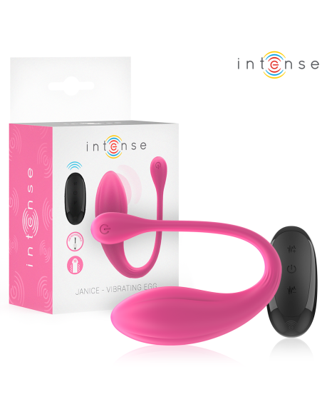 Intense - janice huevo vibrador u doble estimulaciÓn 10 vibraciones rosa control remoto