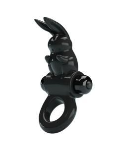 Pretty love - exciting ring anillo vibrador rabbit 10 vibraciones negro