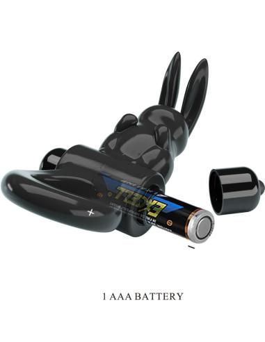 Pretty love - exciting ring anillo vibrador rabbit 10 vibraciones negro