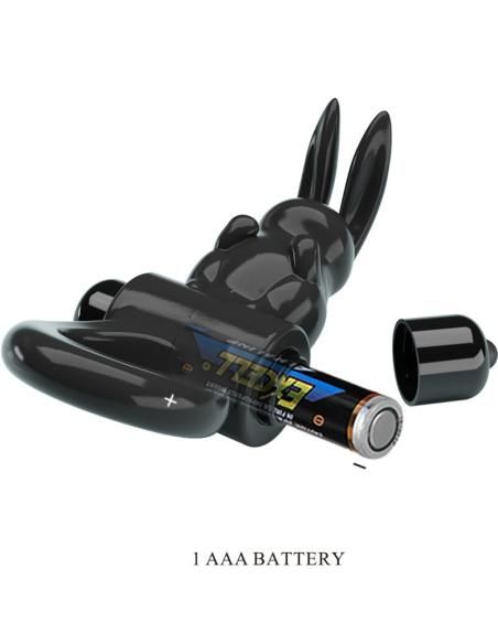 Pretty love - exciting ring anillo vibrador rabbit 10 vibraciones negro
