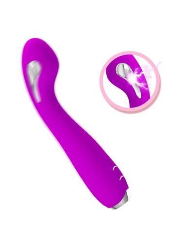 Pretty love - hector vibrador electroshock recargable & impermeable morado