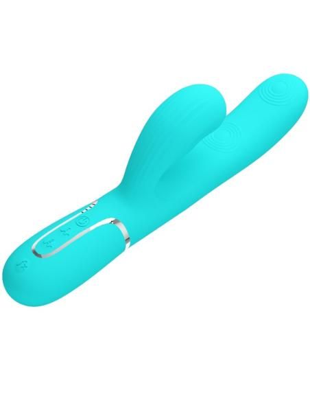 Pretty love - perlita vibrador punto g 3 en 1 multifunciÓn verde agua