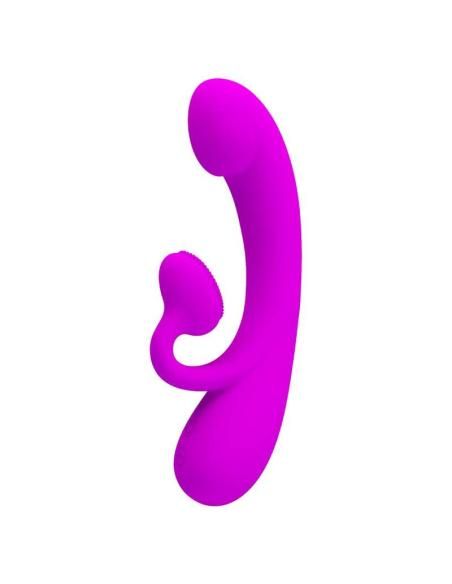 Pretty love - sincere vibrador y succionador de clÍtoris silicona morado