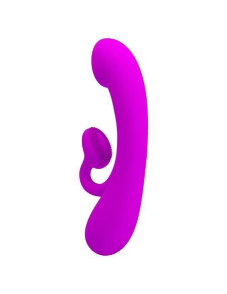 Pretty love - sincere vibrador y succionador de clÍtoris silicona morado