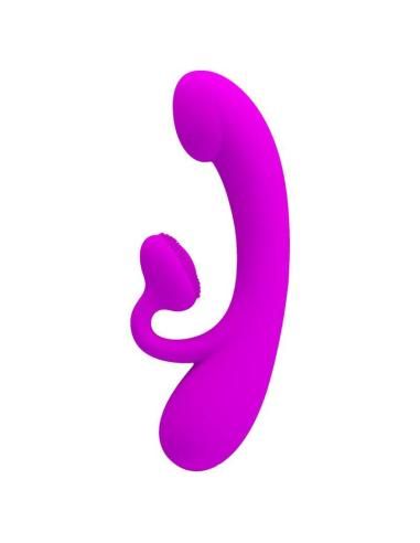 Pretty love - sincere vibrador y succionador de clÍtoris silicona morado