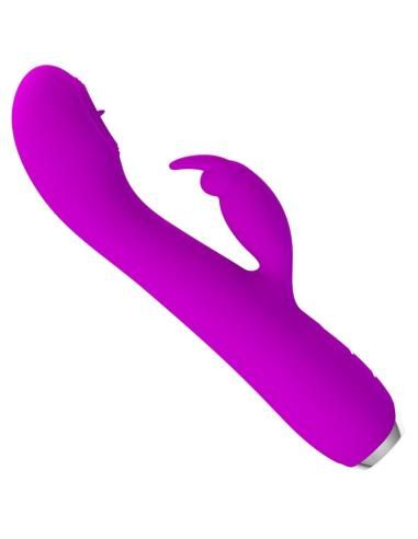 Pretty love - rachel vibrador recargable con succionador morado